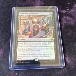 Foil Magic The Gathering Splinter's Technique Rare Sorcery Card TNT Set - Image 1