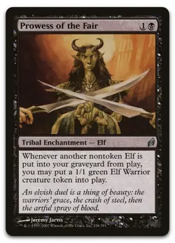 Prowess of the Fair #136 (LP) Lorwyn LRW Magic MTG - Image 1