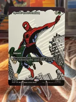 Heroic Intervention (Borderless) - Marvel Universe Eternal-Legal - MTG - Mythic - Image 1