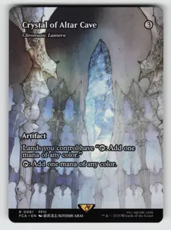 Crystal of Altar Cave - Chromatic Lantern (Showcase) *Non-Foil* FCA 61 NM - Image 1