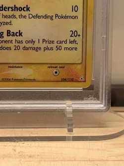 Pokemon Pikachu Gold Star 104/110 EX Holo PSA 5 English Holon Phantoms 2006 - Image 5