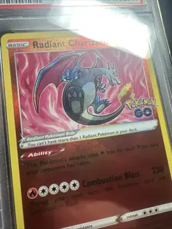 2022 POKEMON GO #011/078 RADIANT CHARIZARD PSA 10 - Image 5