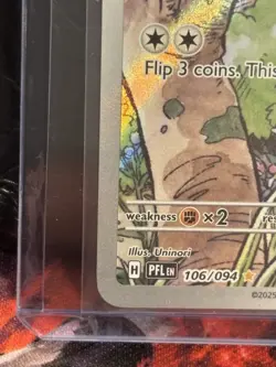 Pokemon Meowth Me02: Phantasmal Flames Illustration Rare 106/094 Holo Basic 2025 - Image 5