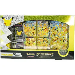 Pokemon TCG Pikachu V-UNION Celebrations Special Collection Box NEW Imperfect - Image 1