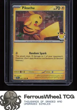 Pikachu (Pokemon Day 2026) 051/162 - Miscellaneous Cards & Products - (NM) - Image 1
