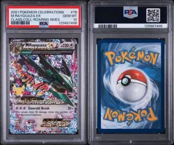 2021 M Rayquaza Ex #76 PSA 10 POKEMON CELEBRATIONS CLASSIC COLLECTION - Image 3