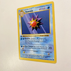 Starmie 64/102 1st Edition Shadowless Base Set Regular LP - Pokemon Card - Image 3