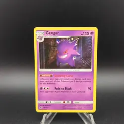Gengar 38/111 Sun And Moon - Crimson Invasion Holo Pokemon Tcg Card - Image 1