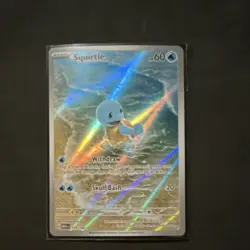 Pokemon Squirtle 170/165 Illustration Rare Holo Card Scarlet & Violet 151 - Image 1