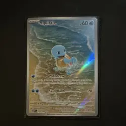 Pokemon Squirtle 170/165 Illustration Rare Holo Card Scarlet & Violet 151 - Image 2