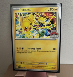 Pikachu - 2025 Worlds Celebratory Pikachu Promo Card - NEW FROM Pokemon Center - Image 2
