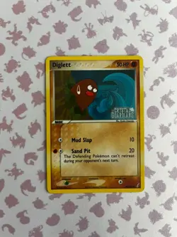 Pokemon TCG Diglett Crystal Guardians Stamped 50/100 Common Reverse Holo - Image 1