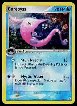 Pokemon Card - Gorebyss Hidden Legends 18/101 Rare Reverse Holo - Image 1