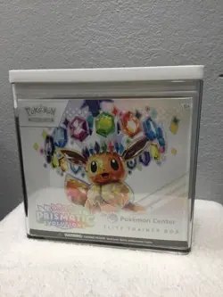 Prismatic Evolutions Pokemon Center Elite Trainer Box Sealed ETB w/Hard Case🔥 - Image 1