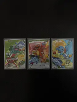 First Partner Illustration Collection Bulbasaur Charmander Squirtle, Pokemon TCG - Image 1