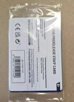 Pokemon Perfect Order Prerelease Staff Sealed 4 Promos - Image 2