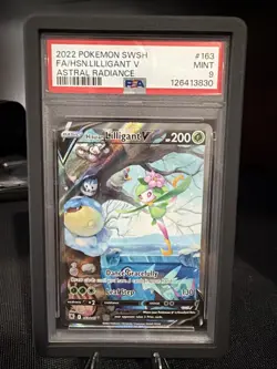 Pokemon - Hisuian Lilligant V 163/189 PSA 9 SWSH Astral Radiance -Guard Included - Image 1