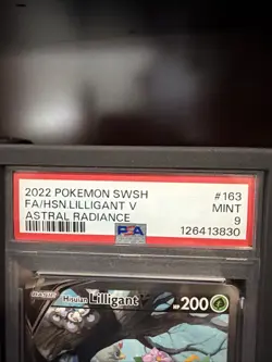 Pokemon - Hisuian Lilligant V 163/189 PSA 9 SWSH Astral Radiance -Guard Included - Image 4