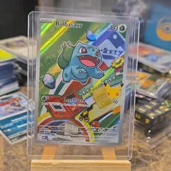 Pokemon Bulbasaur 037 ME: Mega Evolution Promo Holo Basic 80HP Leech Seed - Image 1