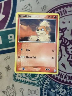 Growlithe 64/112 FireRed & LeafGreen Common Pokemon TCG Card - Image 3