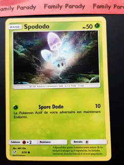 Spododo Holo 50PV 3/18 Pokemon Card Promo Detective Pikachu New Fr - Image 1