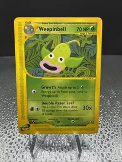 Pokemon TCG - Weepinbell Aquapolis 65/147 Uncommon - Image 1