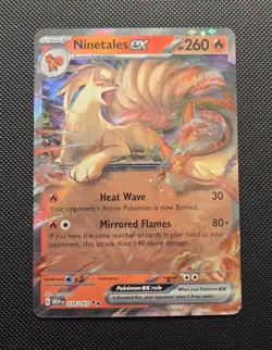 Pokemon TCG Ninetales EX SV Scarlet & Violet 151 Double Rare Holo Card 38/165 - Image 1