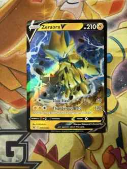 Pokemon Zeraora V SWSH263 Black Star Promo Holo NM - Image 1
