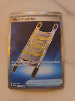 Pokemon TCG Night Stretcher 173/132 Hyper Rare Trainer Paradox Rift - Image 1