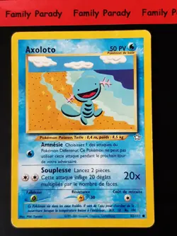 Axolotl 50Pv 82/111 Pokemon Cards Wizards Neo Genesis French Edition - Image 1