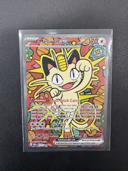 Meowth ex 121/088 NM - Special Illustration Rare - Perfect Order ME03 - Pokemon - Image 1