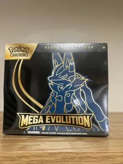 Pokemon TCG Mega Evolution Lucario Elite Trainer Box ETB SEALED - Image 1