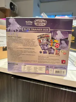 2021 Pokemon Chilling Reign Sealed Shadow Rider Calyrex ETB Elite Trainer Box - Image 2