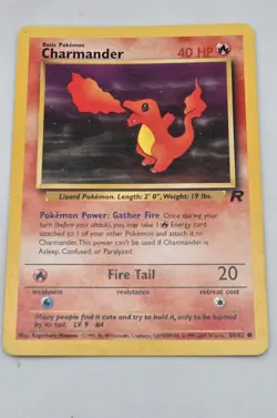 Charmander 50/82 Team Rocket Regular 1999 Pokemon Card - Image 1