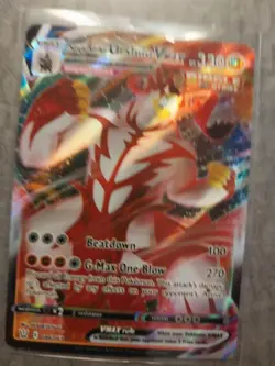 SINGLE STRIKE URSHIFU VMAX 086/163 HOLO RARE VMAX BATTLE STYLES POKEMON NM - Image 2