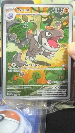 *CLEAN* Tyrunt Pokemon Center Stamped Black Star Promo Sealed - Image 2