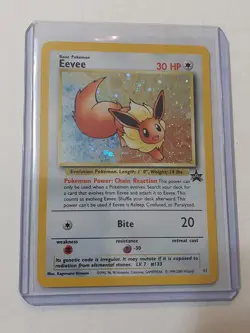 EEvee #11 Promo Black Star Vintage Pokemon Card WOTC D89 - Image 1