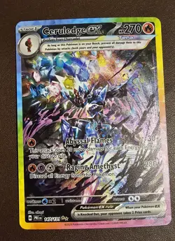 Ceruledge ex 147/131 Sv: Prismatic Evolutions SIR Holo Pokemon NM 🔥 - Image 1