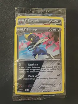 Bisharp 64/114 XY Steam Siege Cosmos Holo Promo Pokemon Card TCG - NM/M SEALED - Image 1