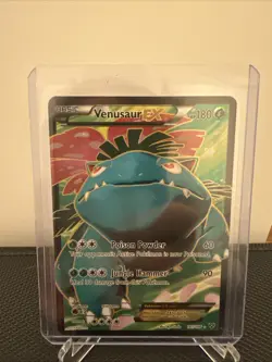 Pokemon TCG Venusaur EX 141/146 XY Base Set Ultra Rare Full Art Holo Card LP - Image 1
