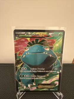 Pokemon TCG Venusaur EX 141/146 XY Base Set Ultra Rare Full Art Holo Card LP - Image 2