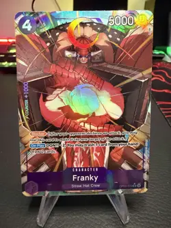 Franky Alt Art OP09-072 English Emperors in the New World - One Piece Card - NM - Image 1