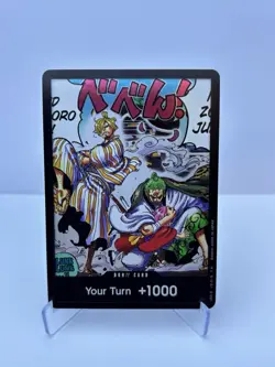 Don!! Your Turn +1000 Card OP06 One Piece Wings of the Captain Sanji And Zoro - Image 1