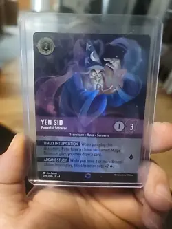 2024 DISNEY LORCANA TCG EN 4 URSULA'S RETURN #209/204 YEN SID ENCHANTED - Image 1
