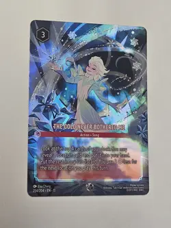 - Disney Lorcana - The Cold Never Bothered Me- Winterspell - Enchanted 234/204 - Image 2