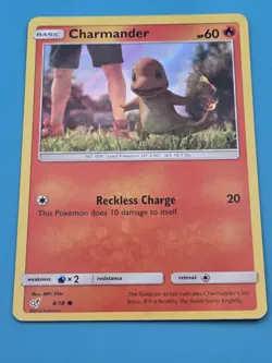 Pokemon Card Charmander 4/18 Holo Detective Pikachu 2019 MP - Image 1