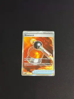 Blowtorch 117/094 Me02: Phantasmal Flames Holo Pokemon Card NM - Image 1