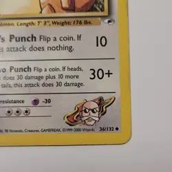 Blaine's Kangaskhan 36/132 Gym Heroes unlimited Pokemon TCG Card - Image 4