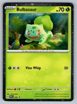 Bulbasaur - (Cosmos Holo) Promo SV: Scarlet & Violet Promo Cards 046 NM - Image 1