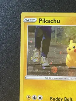 Pikachu 027/078 NM Cosmos Holo Promo Pokemon Go Foil TCG Card NM - Image 3